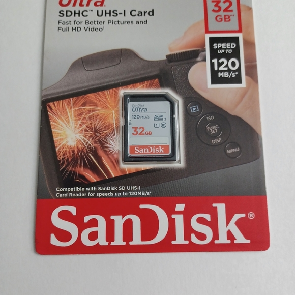 SanDisk 32GB NEW Ultra Class 10 SDHC UHS-I Memory Card -Speeds Up to 120MB/s - Picture 4 of 8